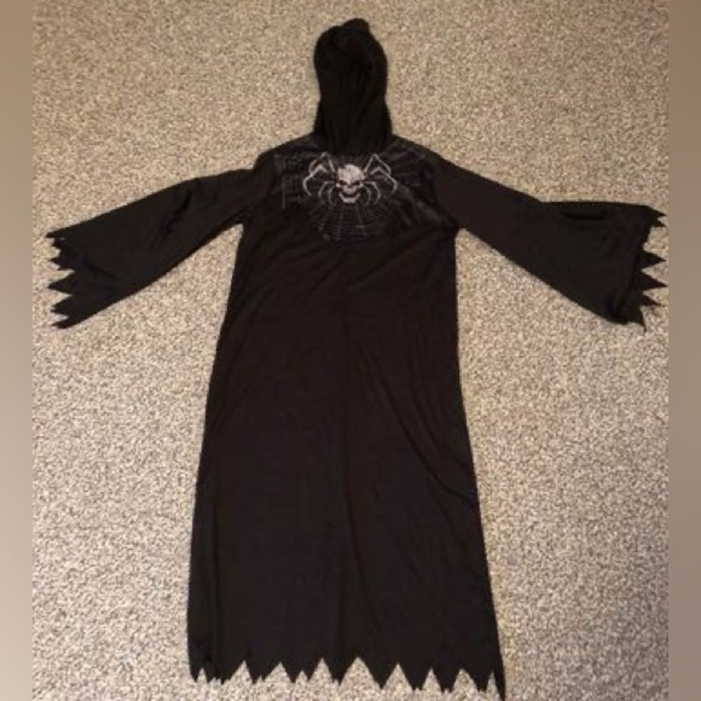 Child’s Black Hooded Robe - Size Large
